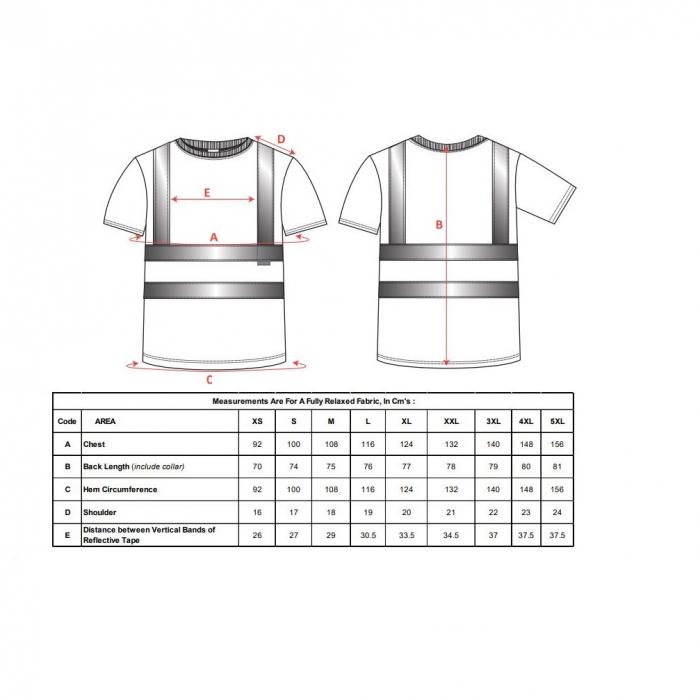 Tricou clasic reflectorizant Portwest RIS RT23, 100% poliester, 150 gr/mp [2]