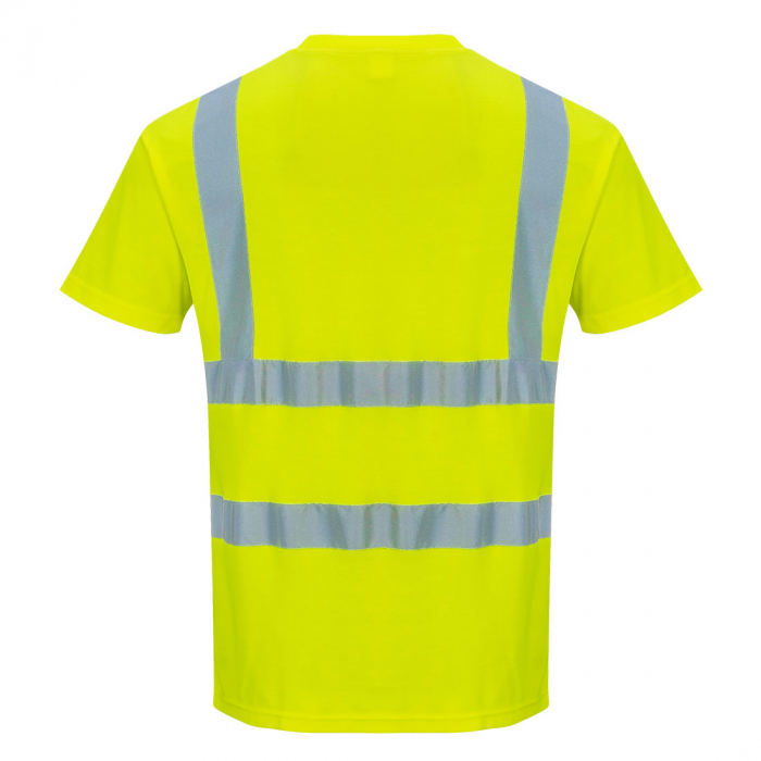 Tricou clasic reflectorizant Portwest S478, 100% poliester, 150 gr/mp [2]