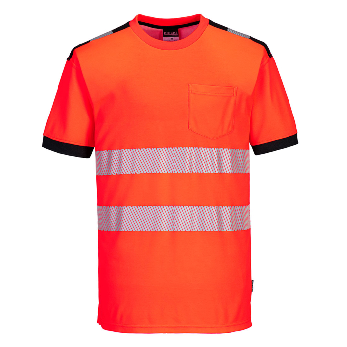 Tricou clasic reflectorizant Portwest T181 PW3, 55% bumbac, 45% poliester, 175g [7]