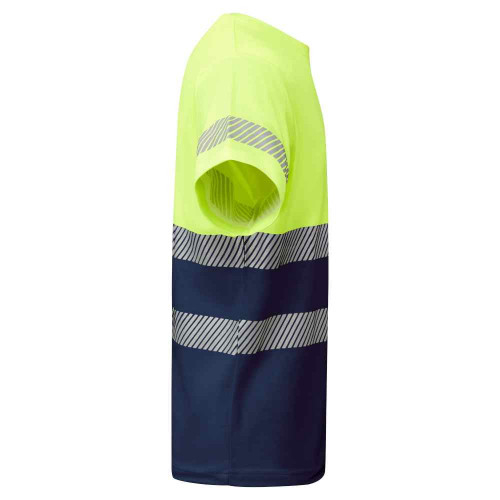 Tricou clasic reflectorizant Roly TAURI, 55% bumbac, 45% poliester, 170gr/mp [2]