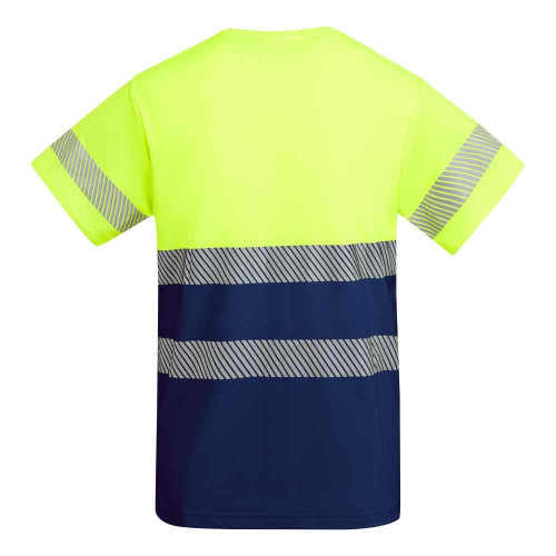 Tricou clasic reflectorizant Roly TAURI, 55% bumbac, 45% poliester, 170gr/mp [3]