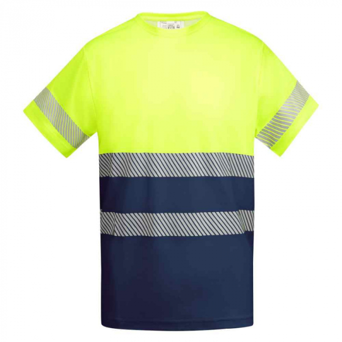 Tricou clasic reflectorizant Roly TAURI, 55% bumbac, 45% poliester, 170gr/mp [1]