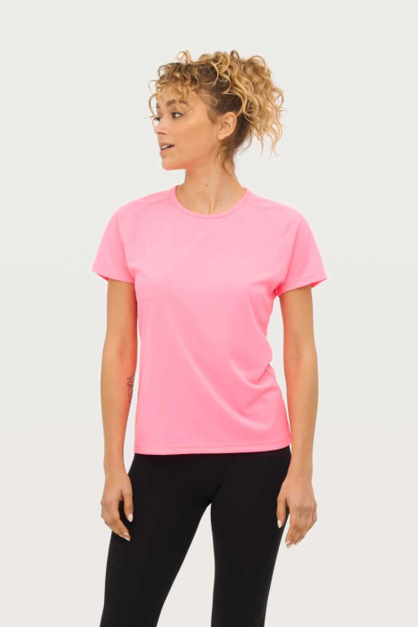 Tricou clasic subtire dama Sol's SPORTY WOMEN, 100% poliester, 140 g/mp [6]