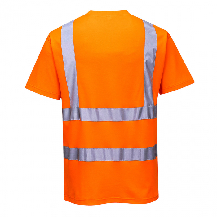 Tricou clasic reflectorizant Portwest COTTON CONFORT S170, 55% bumbac, 45% poliester, 175 gr/mp [2]
