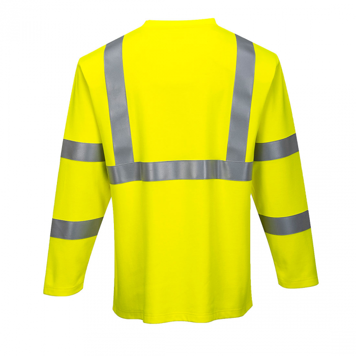 Bluza clasica reflectorizanta ignifuga Portwest  FR HI VIS FR96, 60% modacrilic, 40% bumbac, 280g [3]