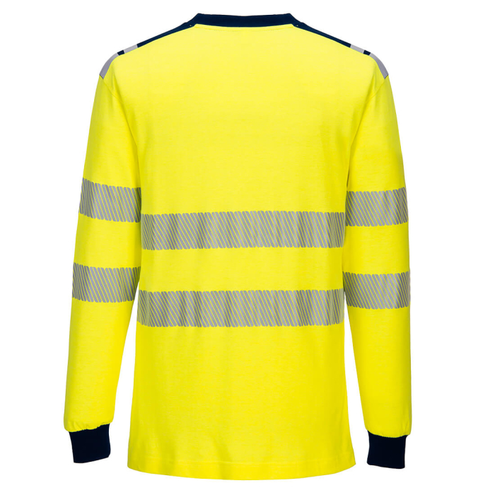 Tricou cu maneca lunga ignifug reflectorizant Portwest FR701, 60% modacrilic, 39% bumbac, 1% fibra carbon 210 gr/mp [2]