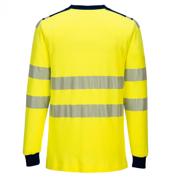 Tricou cu maneca lunga ignifug reflectorizant Portwest FR701, 60% modacrilic, 39% bumbac, 1% fibre carbon 210 gr/mp [2]
