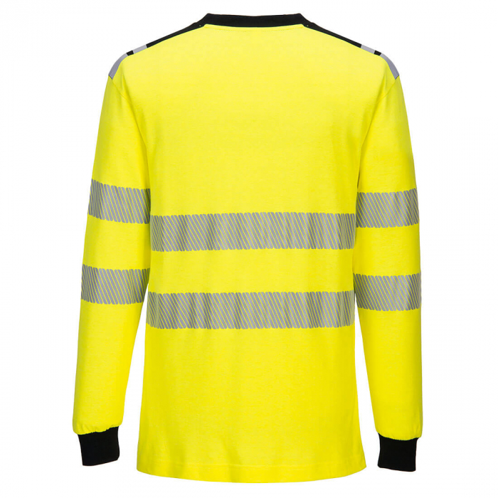 Tricou cu maneca lunga ignifug reflectorizant Portwest FR701, 60% modacrilic, 39% bumbac, 1% fibre carbon 210 gr/mp [2]