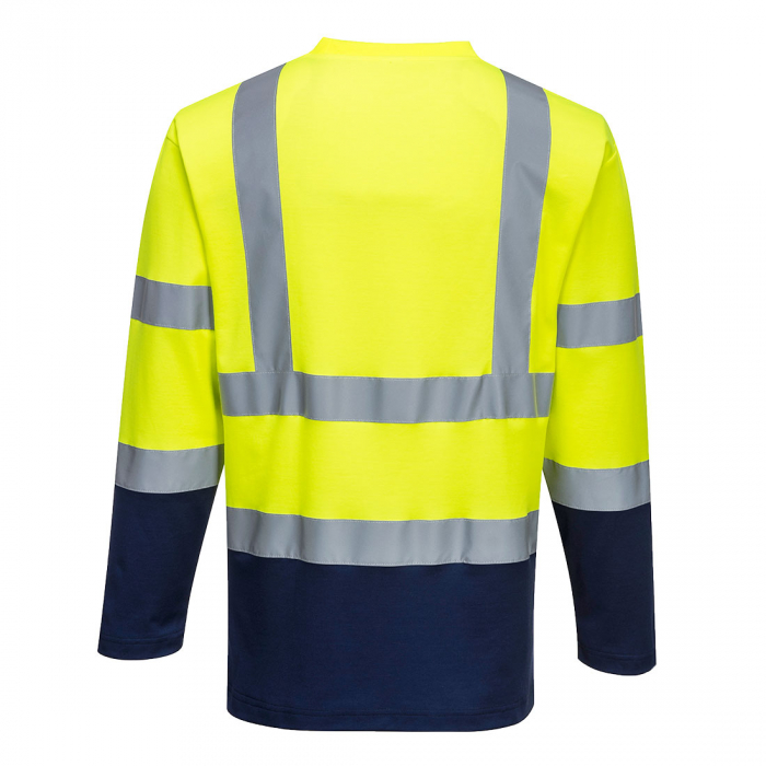 Tricou cu maneca lunga reflectorizant Portwest S280, 55% bumbac, 45% poliester, 175 gr/mp [2]