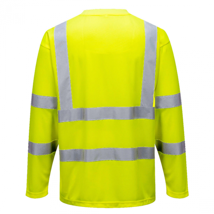 Tricou cu maneca lunga reflectorizant Portwest HIVIS S178, 100% poliester, 150 gr/mp [3]