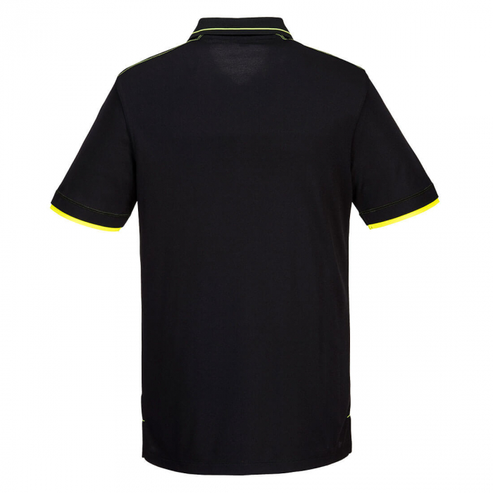 Tricou polo Portwest ECO WX3 S/S T722, 55% vascoză de bambus, 45% tricot din poliester reciclat 210g [3]