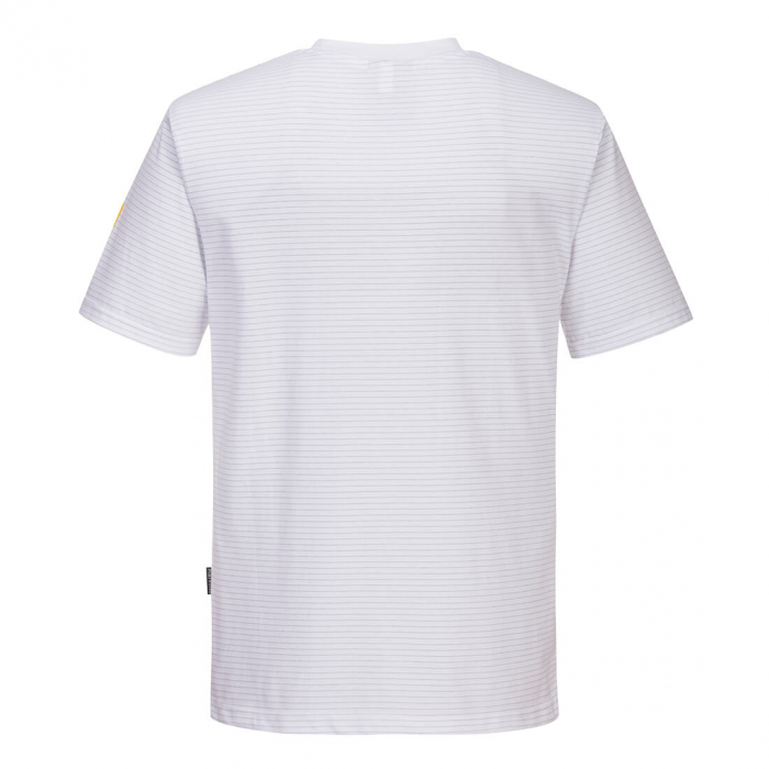 Tricou clasic antistatic Portwest AS20 ESD,  96% bumbac, 4% fibra carbon, 195 gr/mp [3]