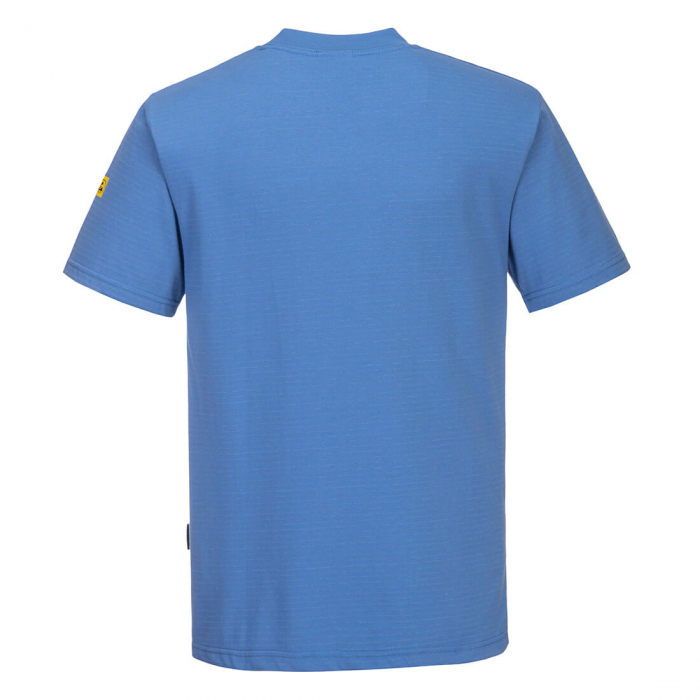 Tricou clasic antistatic Portwest AS20 ESD,  96% bumbac, 4% fibra carbon, 195 gr/mp [3]