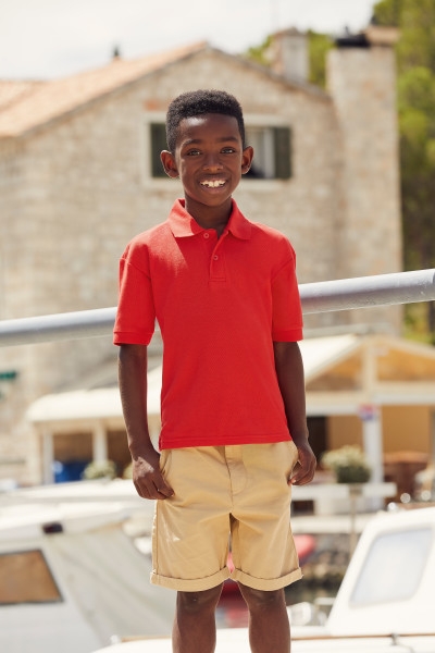Tricou polo copii Fruit of the Loom FOL CLASSIC, 65/35 bumbac, 180 gr/mp [2]