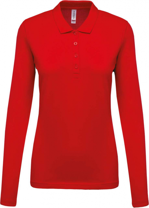 Tricou polo cu maneca lunga dama Kariban KA257 PIQUÉ, 100% bumbac, 180 gr/mp [1]