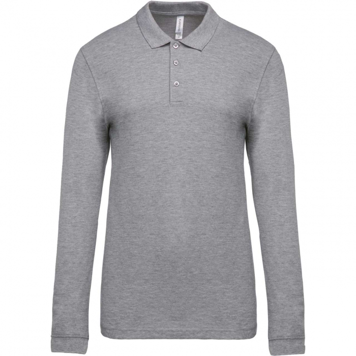 Tricou polo cu maneca lunga Kariban KA256 PIQUÉ, 100% bumbac, 180 gr/mp [3]