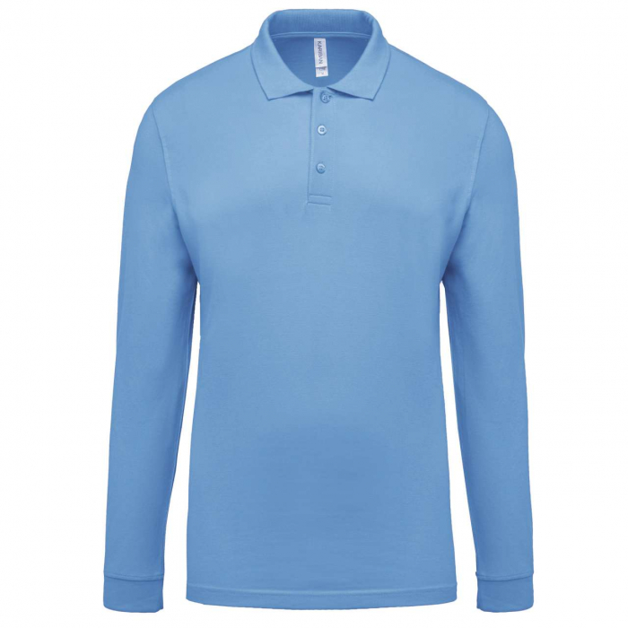 Tricou polo cu maneca lunga Kariban KA256 PIQUÉ, 100% bumbac, 180 gr/mp [4]