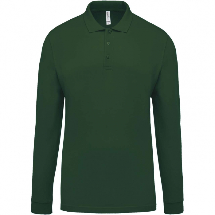 Tricou polo cu maneca lunga Kariban KA256 PIQUÉ, 100% bumbac, 180 gr/mp [4]