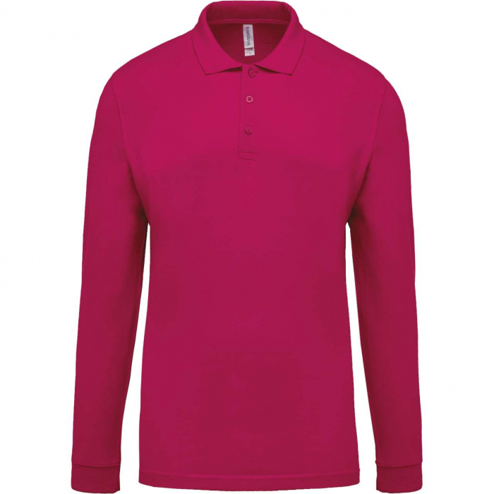 Tricou polo cu maneca lunga Kariban KA256 PIQUÉ, 100% bumbac, 180 gr/mp [2]