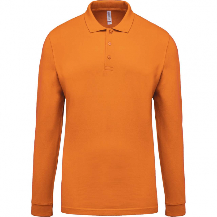 Tricou polo cu maneca lunga Kariban KA256 PIQUÉ, 100% bumbac, 180 gr/mp [3]