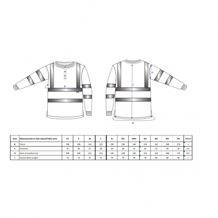 Tricou polo cu maneca lunga reflectorizant Portwest HIVIS S277, 100% poliester, 175 gr/mp [2]