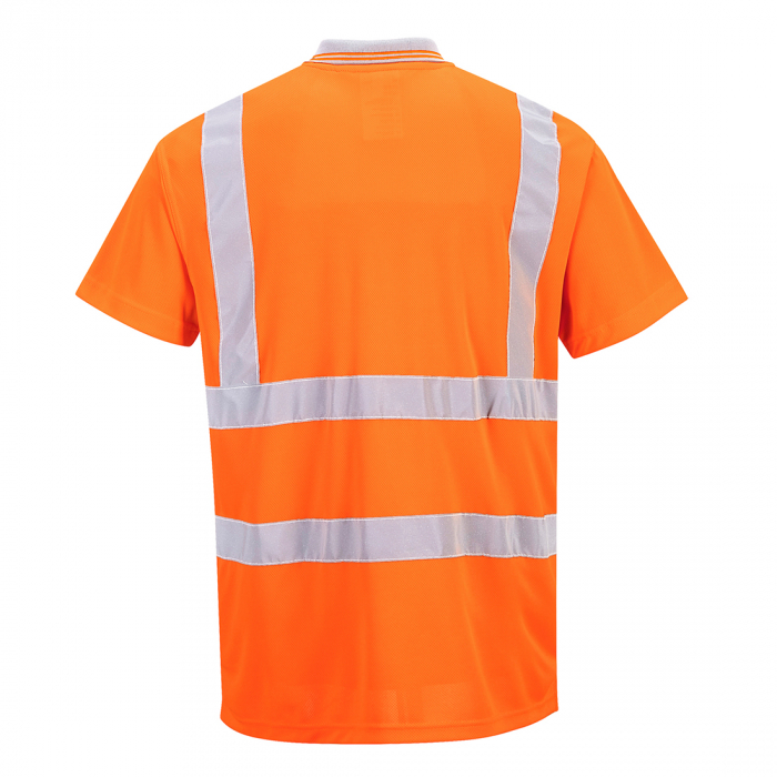 Tricou polo reflectorizant Portwest RIS RT22, 100% poliester, 175 gr/mp [3]