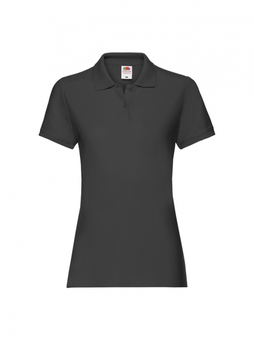 Tricou polo dama Fruit of the Loom FOL PREMIUM, 100% bumbac, 180 gr/mp [3]