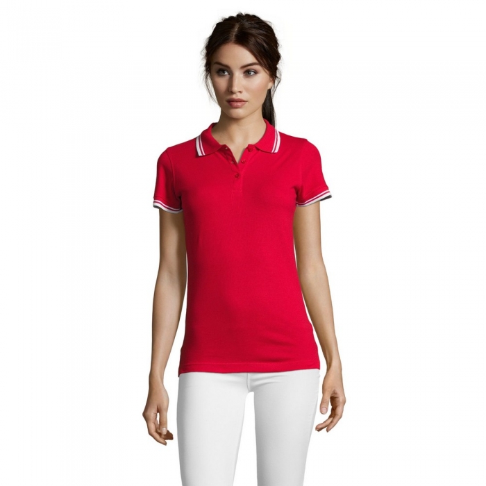 Tricou polo dama Sols 00578 PASADENA, 100% bumbac, 200 gr/mp [2]
