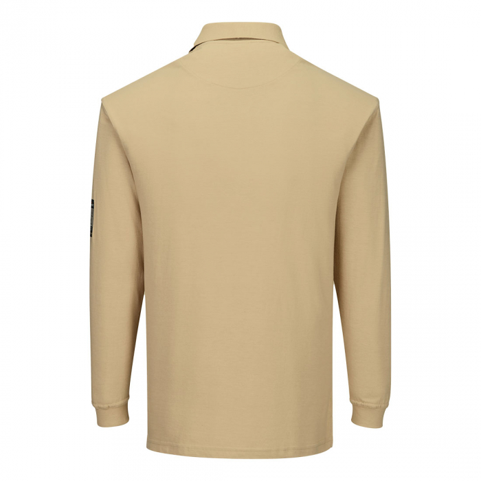 Tricou polo de protectie ignifuga Portwest FLAME RESISTANT FR10, 60% modacrilic, 39% bumbac, 1% fibra carbon, 200 gr/mp [2]