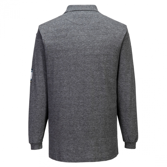 Tricou polo de protectie ignifuga Portwest FLAME RESISTANT FR10, 60% modacrilic, 39% bumbac, 1% fibra carbon, 200 gr/mp [2]
