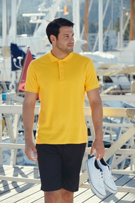 Tricou polo Fruit of the Loom FOL PREMIUM, 100% bumbac, 180 gr/mp [2]