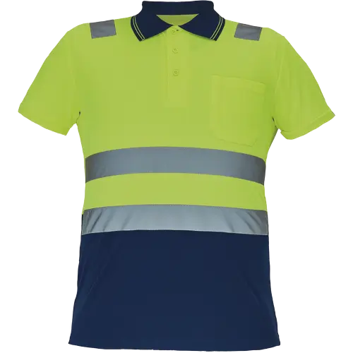 Tricou polo reflectorizant Cerva CADIZ, 100% poliester, 160 gr/mp [1]