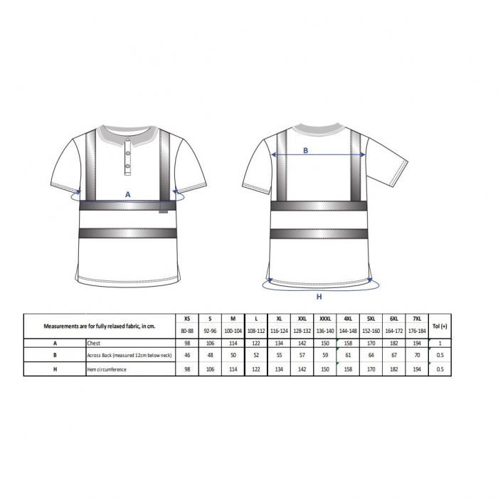 Tricou polo reflectorizant Portwest RIS RT22, 100% poliester, 175 gr/mp [2]