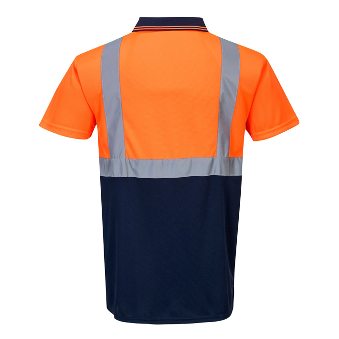 Tricou polo reflectorizant Portwest S479, bicolor, 100% poliester, 175 gr/mp [3]