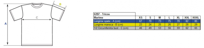 Tricou polo Renania CONFORT, 100% bumbac, 190gr/mp [3]
