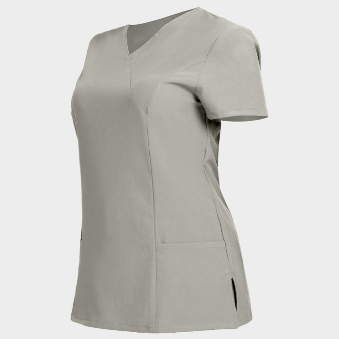 Tunica de lucru cu maneca scurta dama BeUnique NOBBY, 94% poliester, 6% elastan, 170 gr/mp [3]