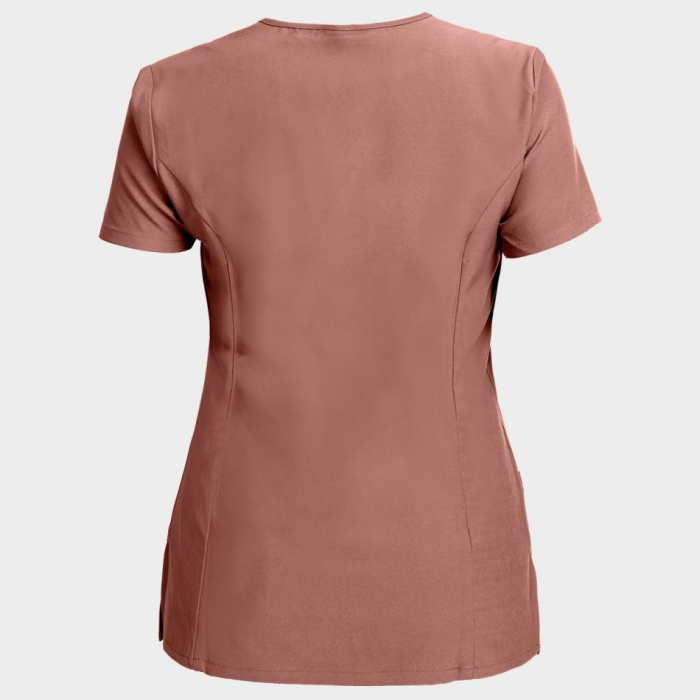 Tunica de lucru cu maneca scurta dama BeUnique NOBBY, 94% poliester, 6% elastan, 170 gr/mp [4]