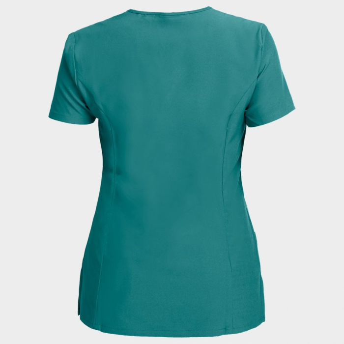 Tunica de lucru cu maneca scurta dama BeUnique NOBBY, 94% poliester, 6% elastan, 170 gr/mp [5]