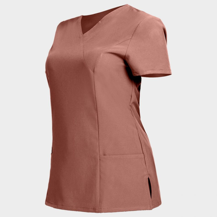 Tunica de lucru cu maneca scurta dama BeUnique NOBBY, 94% poliester, 6% elastan, 170 gr/mp [3]