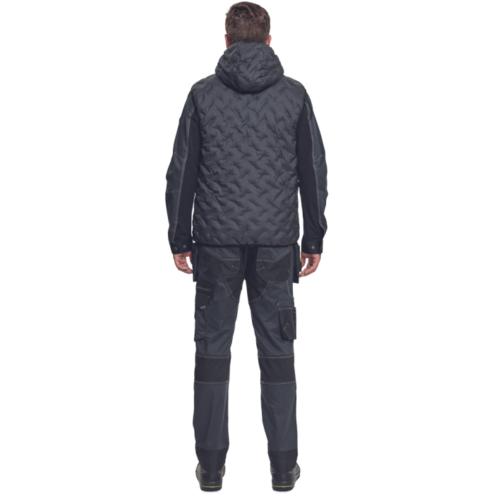 Vesta de lucru cu gluga Cerva NEURUM,100% poliester [4]