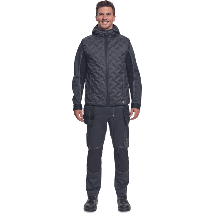 Vesta de lucru cu gluga Cerva NEURUM,100% poliester [2]