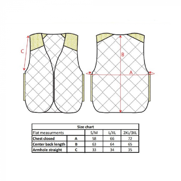 Vesta Portwest CV09, cu functie de racire, 100% poliester, 140g [2]