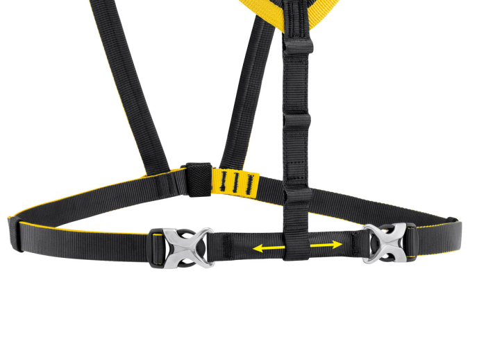 Vesta ham Petzl STERNO C092AA00, 130g, PA, compatibila cu ham arboristic SEQUOIA SRT [5]