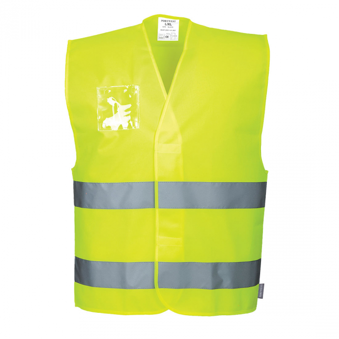 Vesta reflectorizanta Portwest C475, 100% poliester, 124 gr/mp-FARA TERMEN APROV PENTRU PORTOCALIU [1]