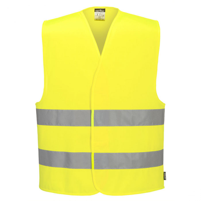 Vesta reflectorizanta Portwest Hi-Vis TWO BAND C474, 100% poliester, 124 gr/mp [1]