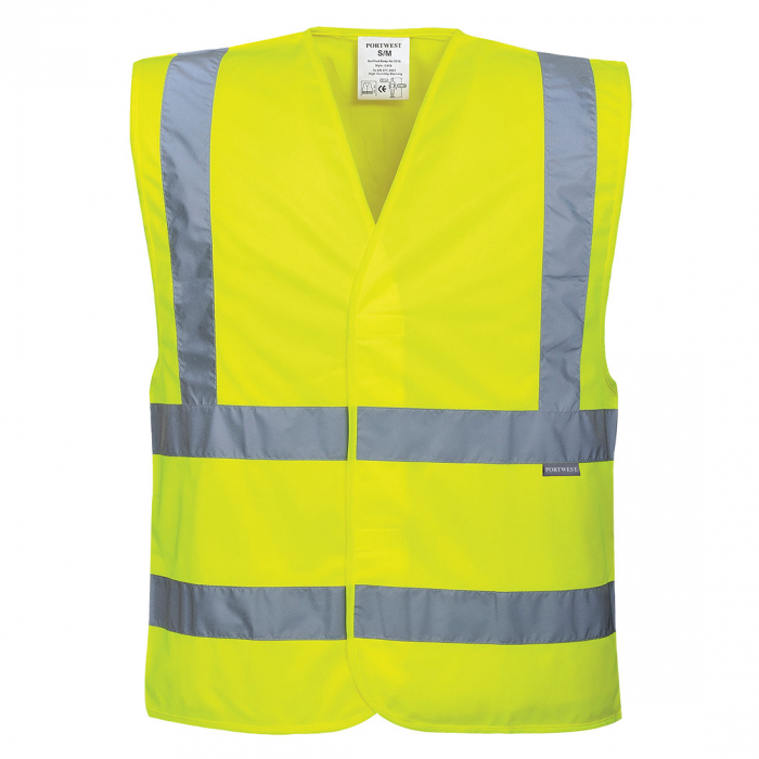 Vesta reflectorizanta Portwest TWO BAND & BRACE C470, 100% poliester, 125 gr/mp [2]