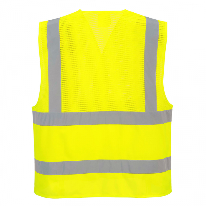 Vesta reflectorizanta tip plasa Portwest C494, 100% poliester, 124 gr/mp [2]