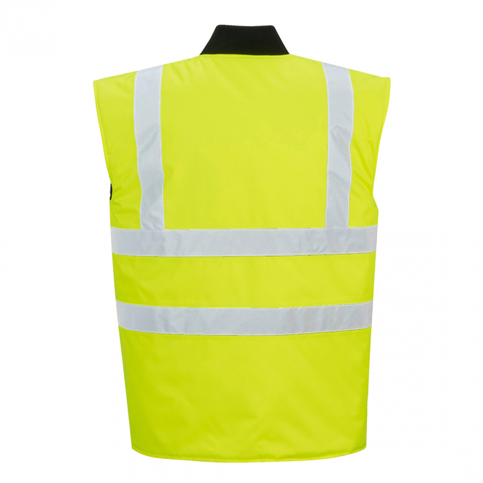 Vesta reflectorizanta vatuita de iarna Portwest HIVIS S469, reversibila, 100% poliester, 190 gr/mp [3]