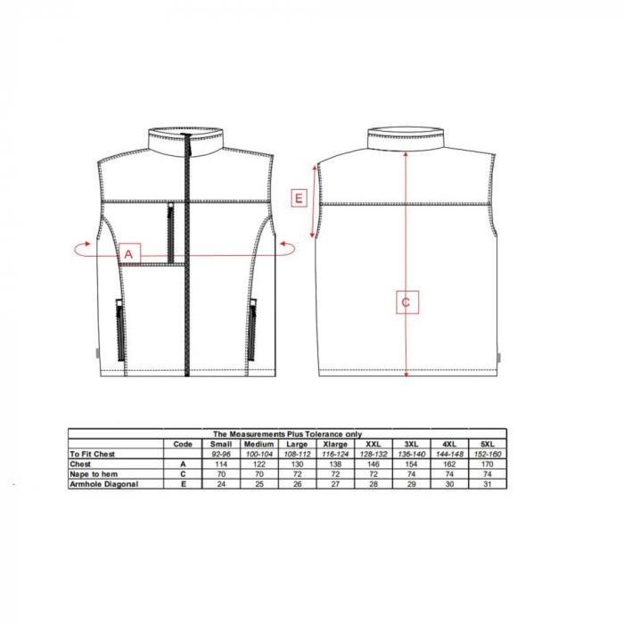 Vesta de iarna softshell Portwest TK51, 94% poliester, 6% elastan, 310g [2]