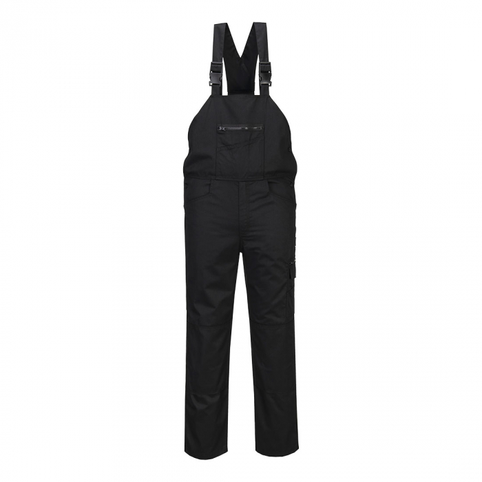 Pantaloni salopeta cu pieptar Portwest WX2 ECO STRETCH Bib and Brace, 65% poliester reciclat, 35% bumbac, 245 gr/mp [1]